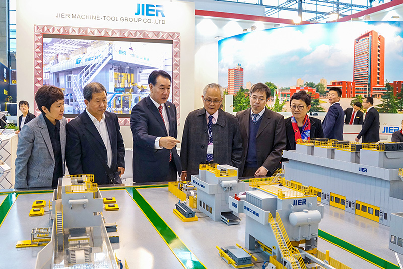 Visitors to JIER Stand
